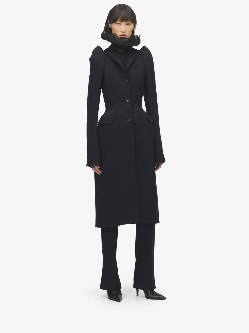 Pinched Shoulder Coat