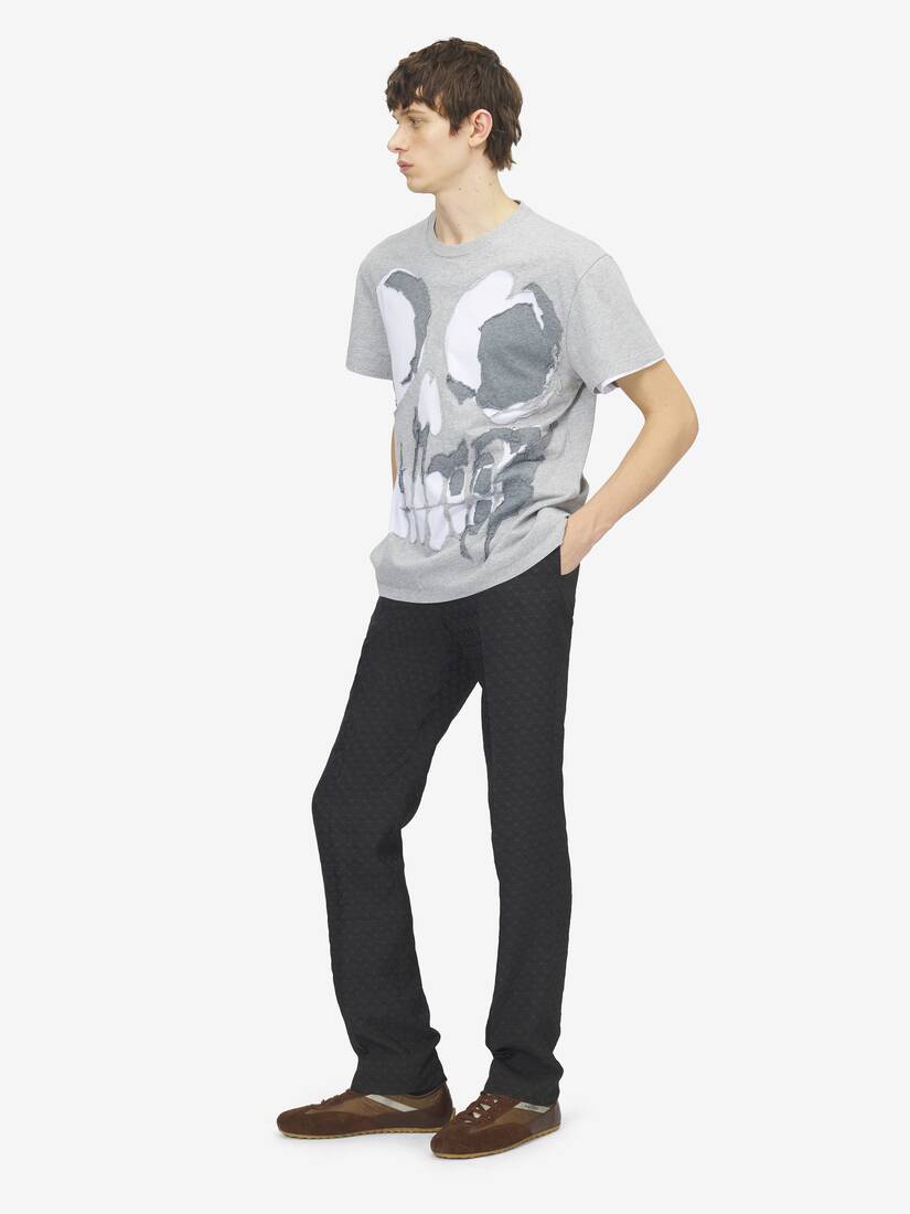 Skull Applique T-shirt | Alexander McQueen - image 3