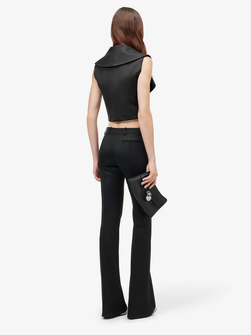 Gilet sartoriale con colletto a cascata | Alexander McQueen - image 4