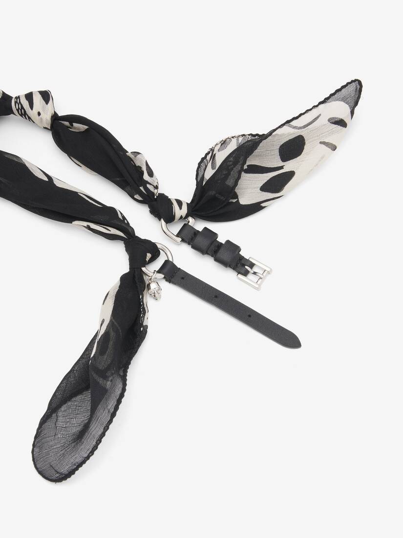Skull Scarf Double Wrap Bracelet | Alexander McQueen - image 3