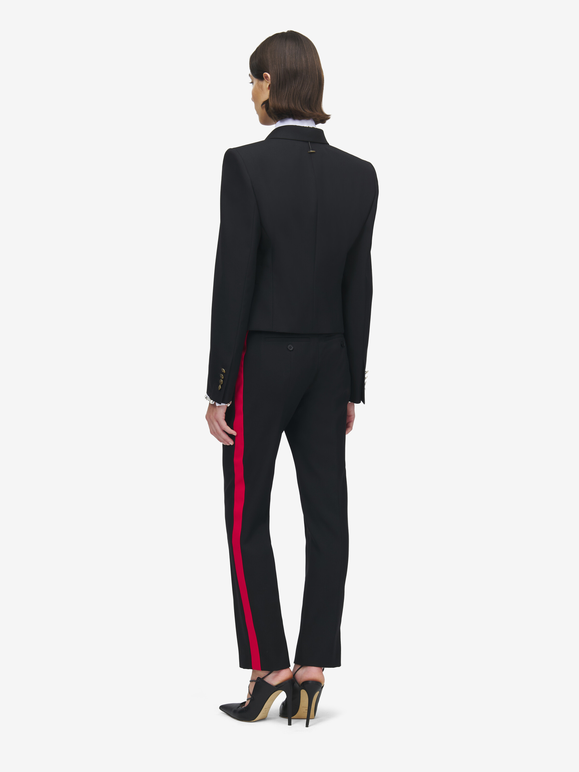 Uniform Hose Damen für Schwarz in 100% Wolle | Alexander McQueen - image 4