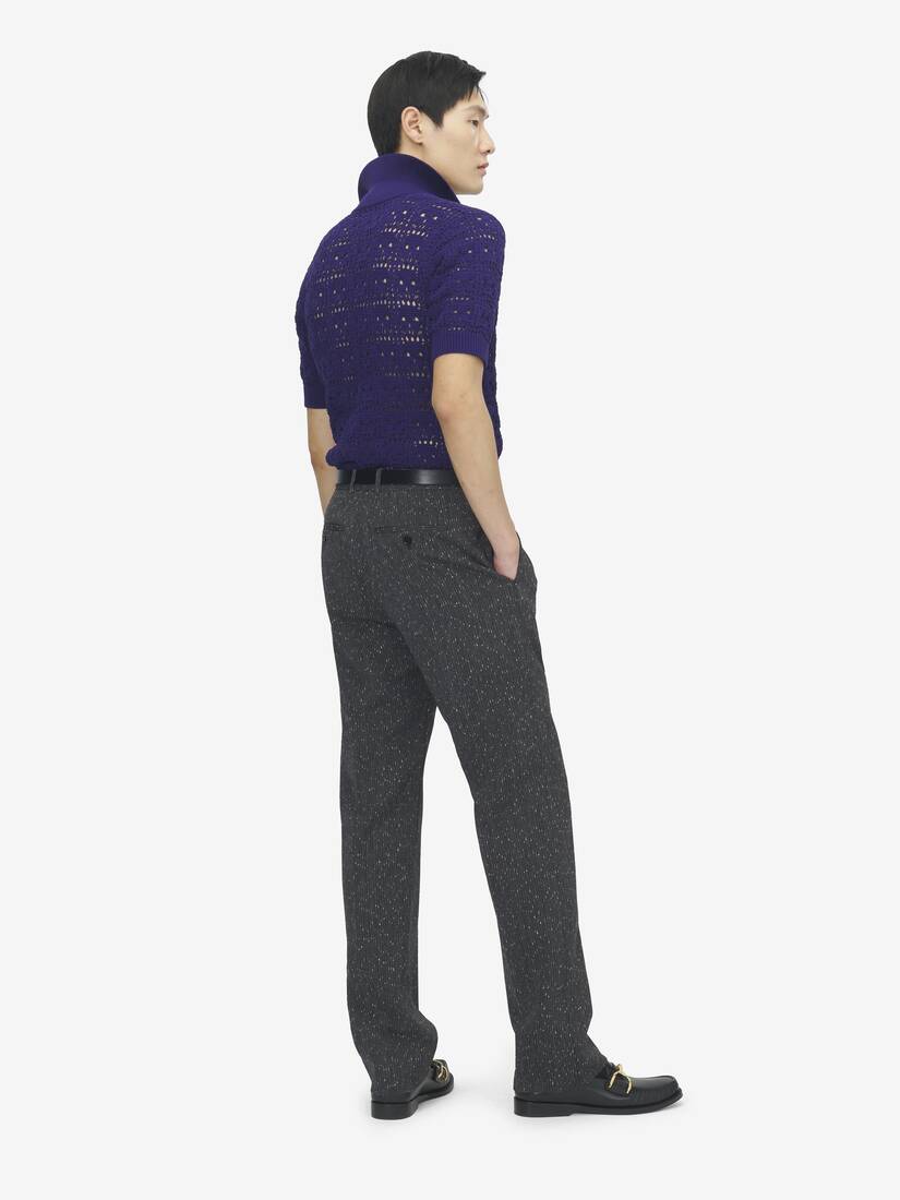 Skull Crochet Polo Shirt | Alexander McQueen - image 4