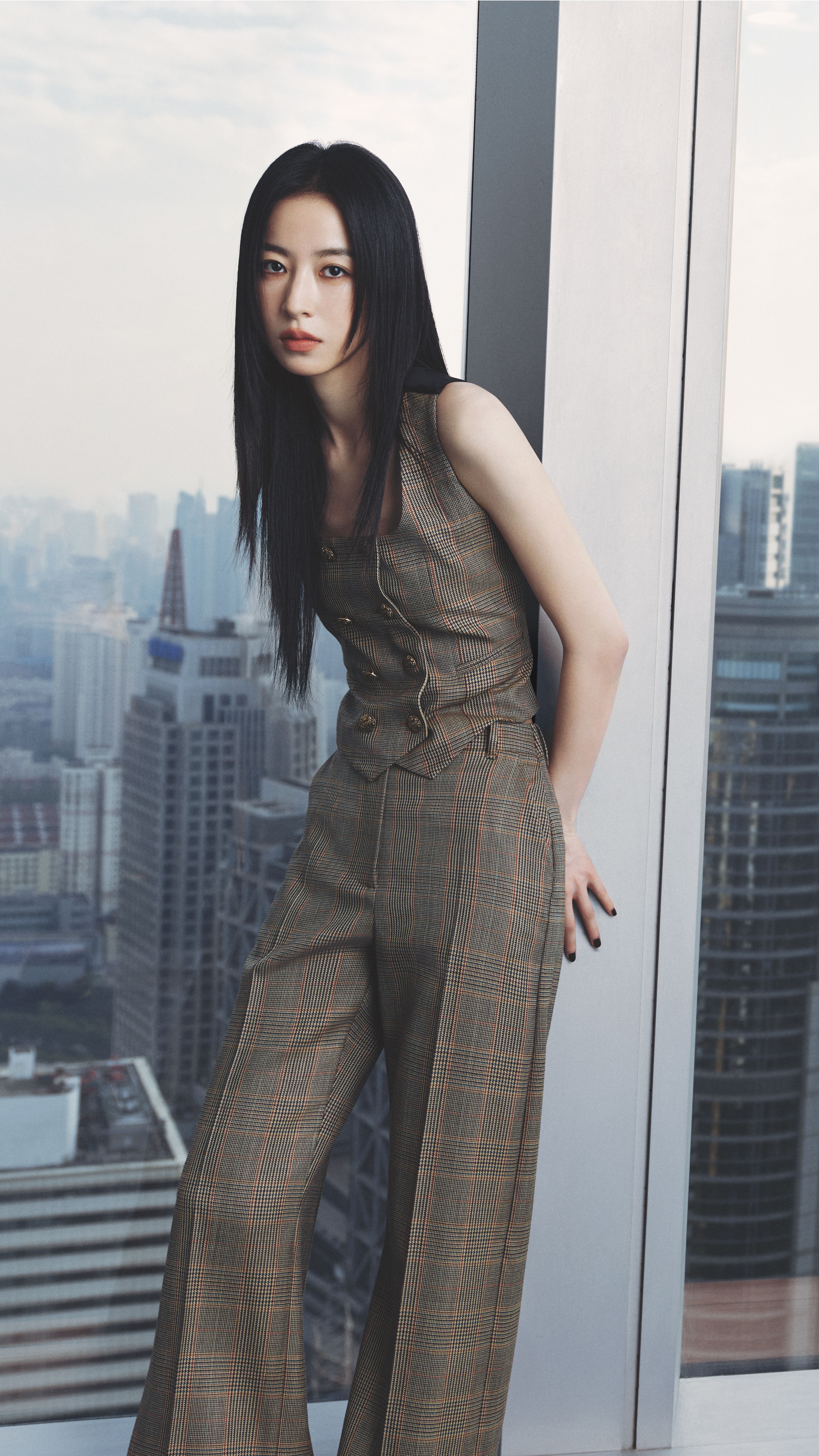 Women in McQueen tailoring