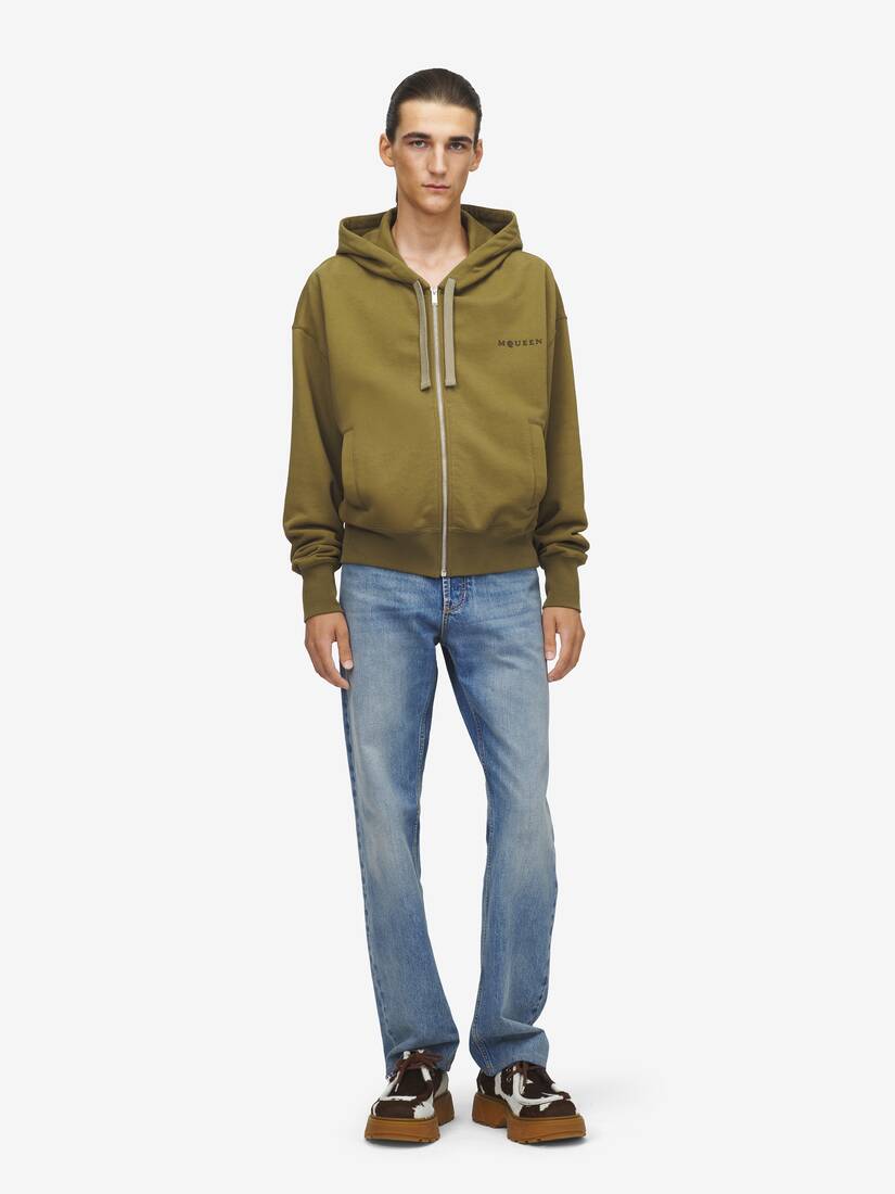 Sweatshirt mit Kapuze und Reißverschluss