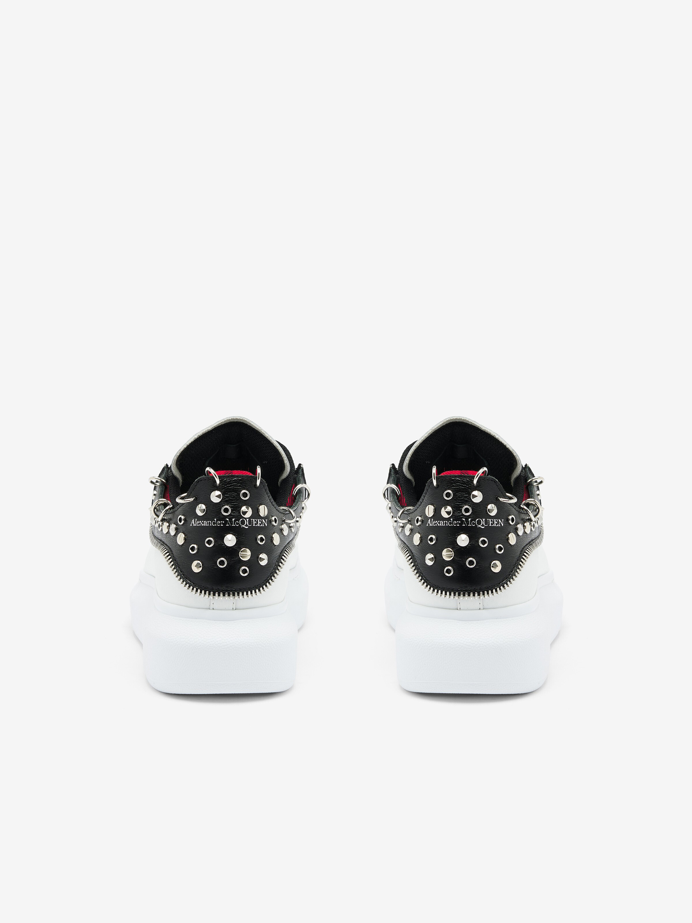 Sneakers Oversize pour Femme en Blanc/Noir in Cuir de veau | Alexander McQueen - image 2