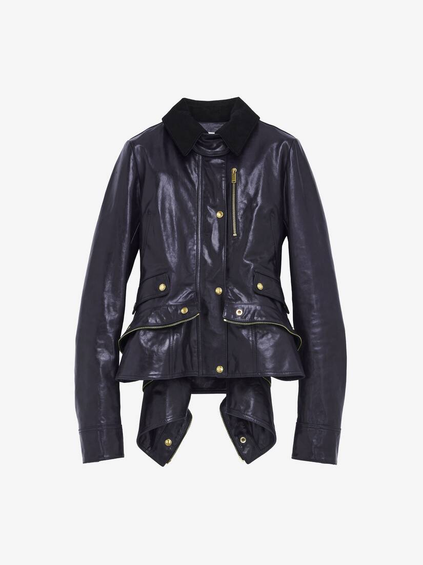 Leather Kickback Jacket | Alexander McQueen - image 2