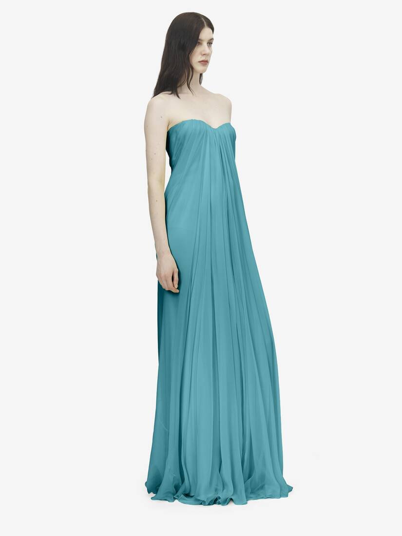 Bustier Evening Dress | Alexander McQueen - image 3