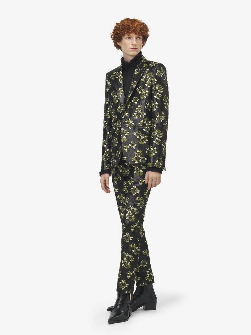 Sunflower Jacquard Single-breasted Jacket