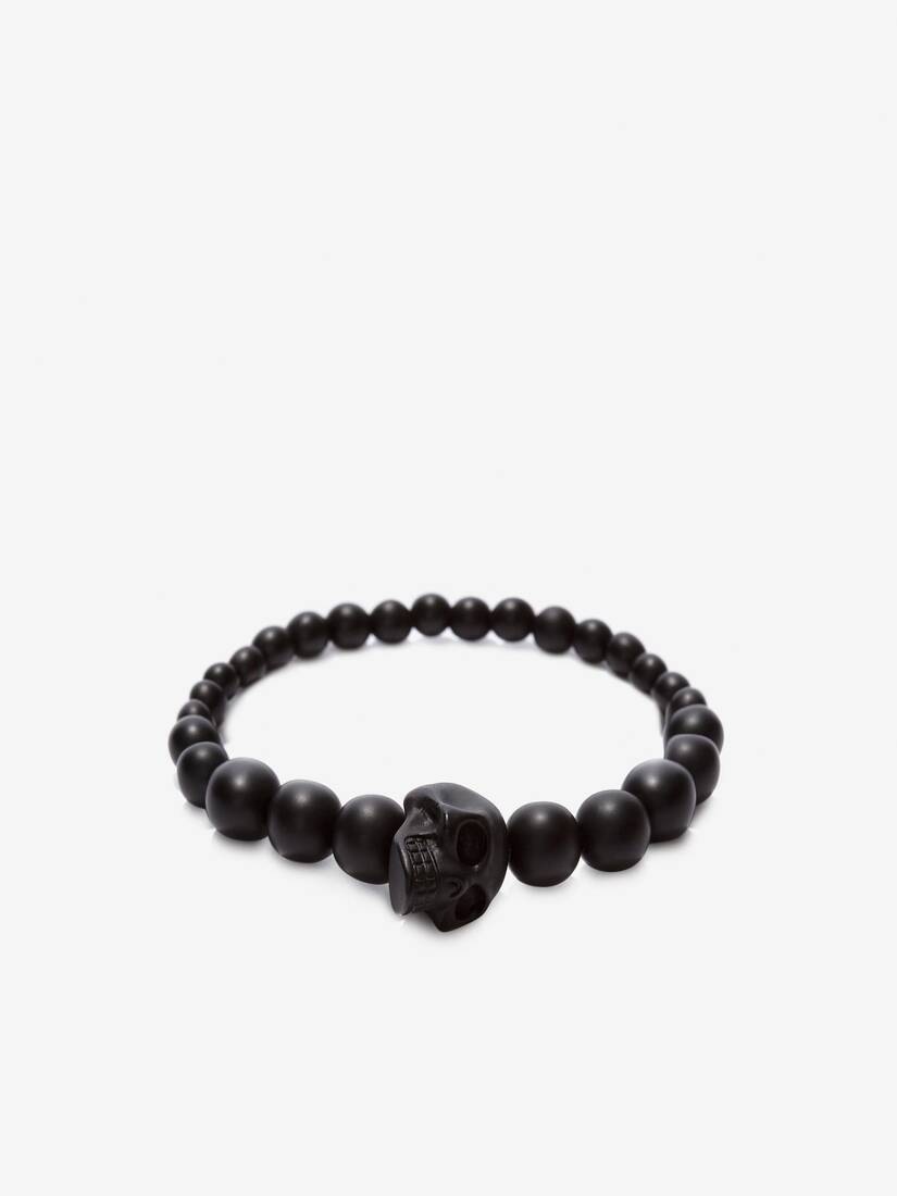 Skull Multi Beaded Bracelet | Alexander McQueen - image 1