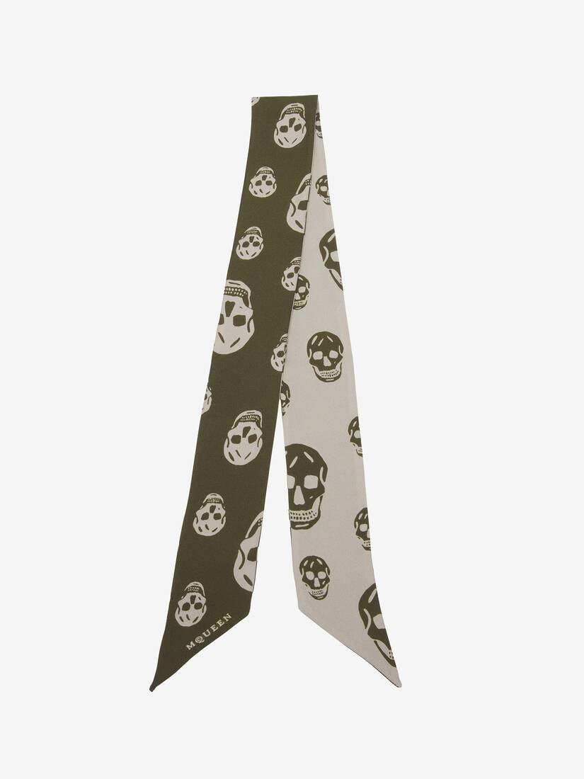 Ribbon Skull Scarf | Alexander McQueen - image 1