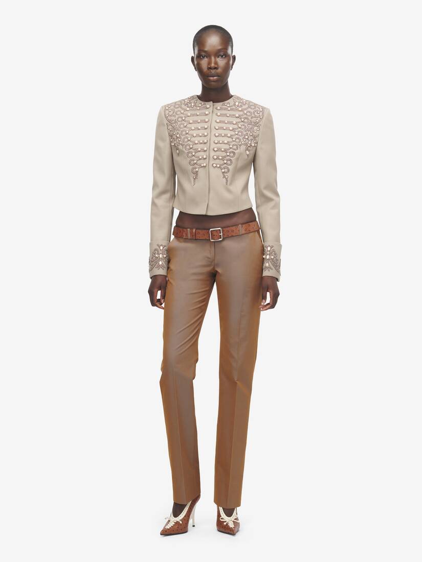 Iridescent Bumster Trousers | Alexander McQueen - image 4