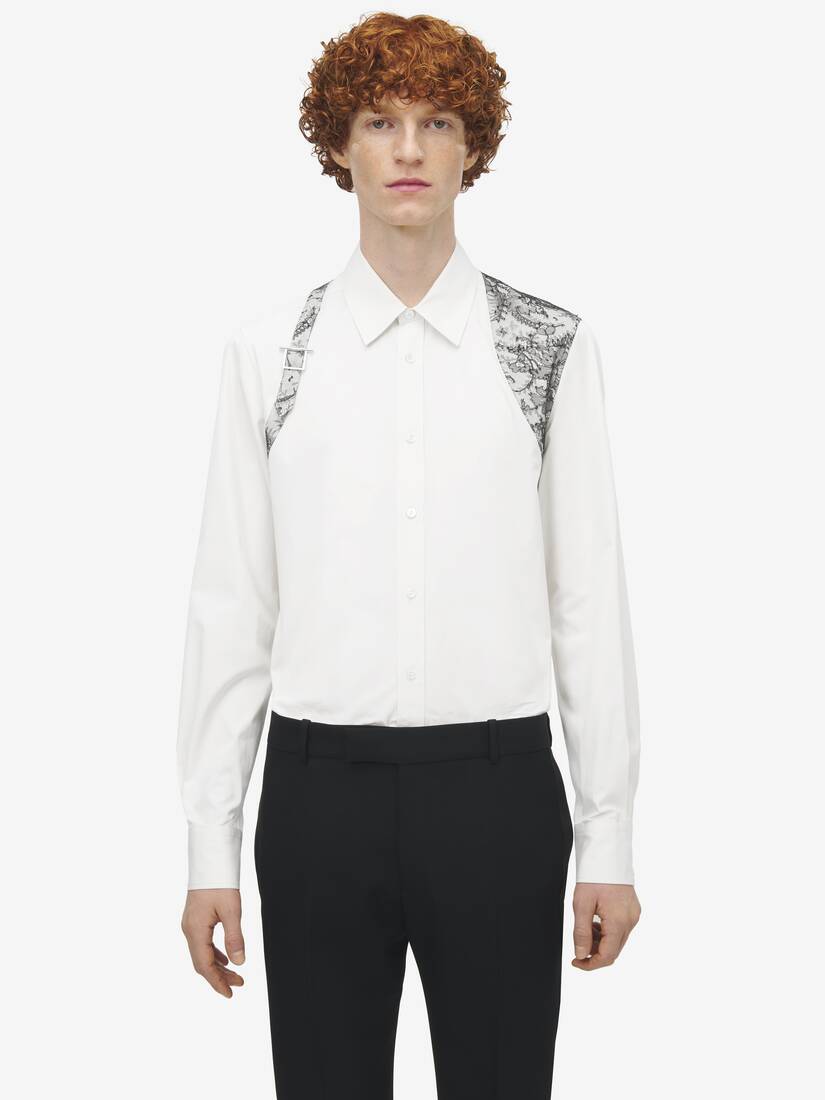 Floral Lace Harness Shirt