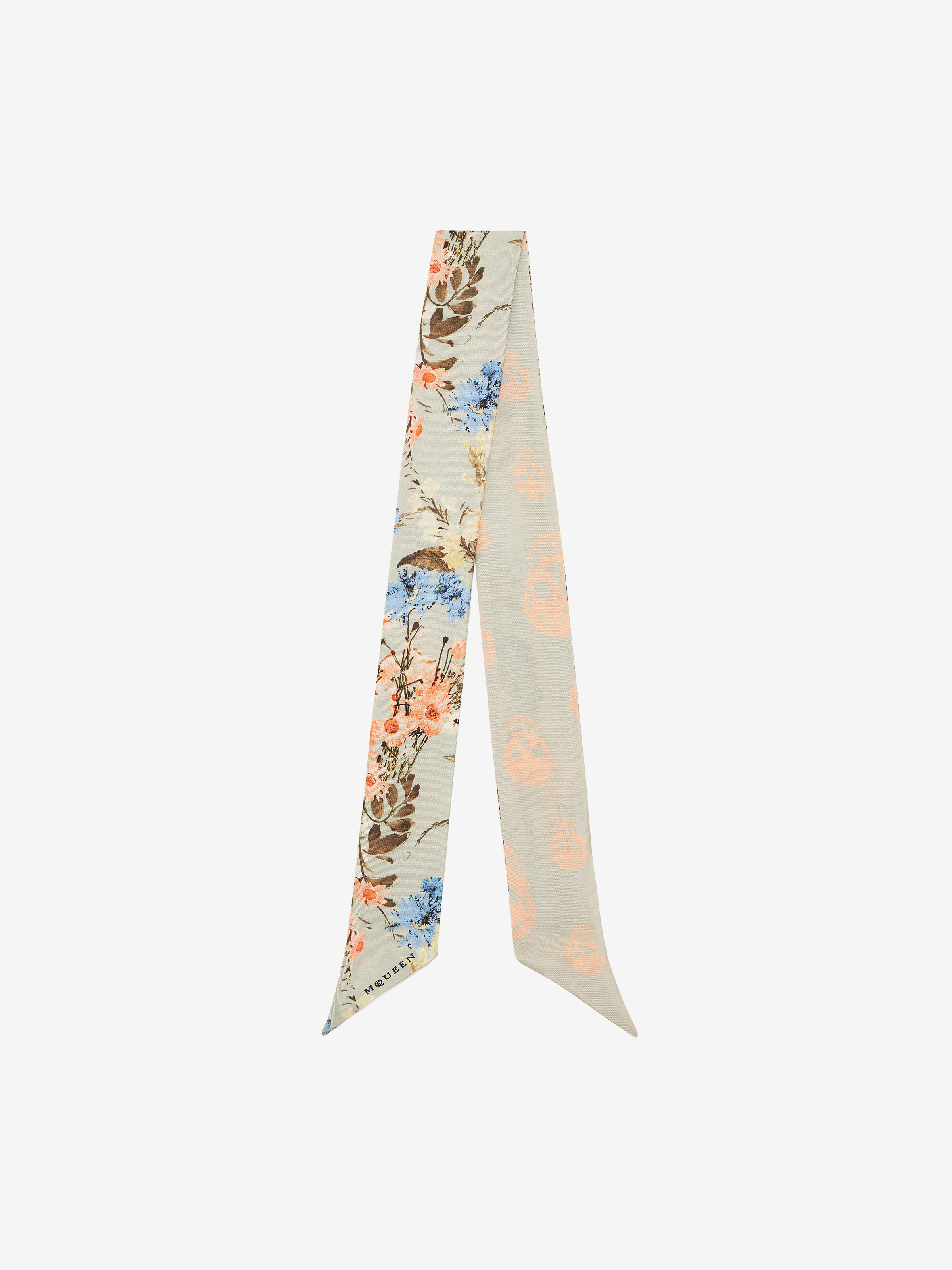 Ribbon Wallpaper Floral Scarf