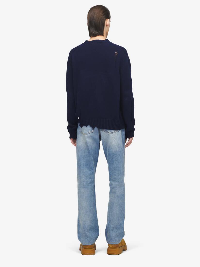 Distressed Skull Jumper | Alexander McQueen - image 4