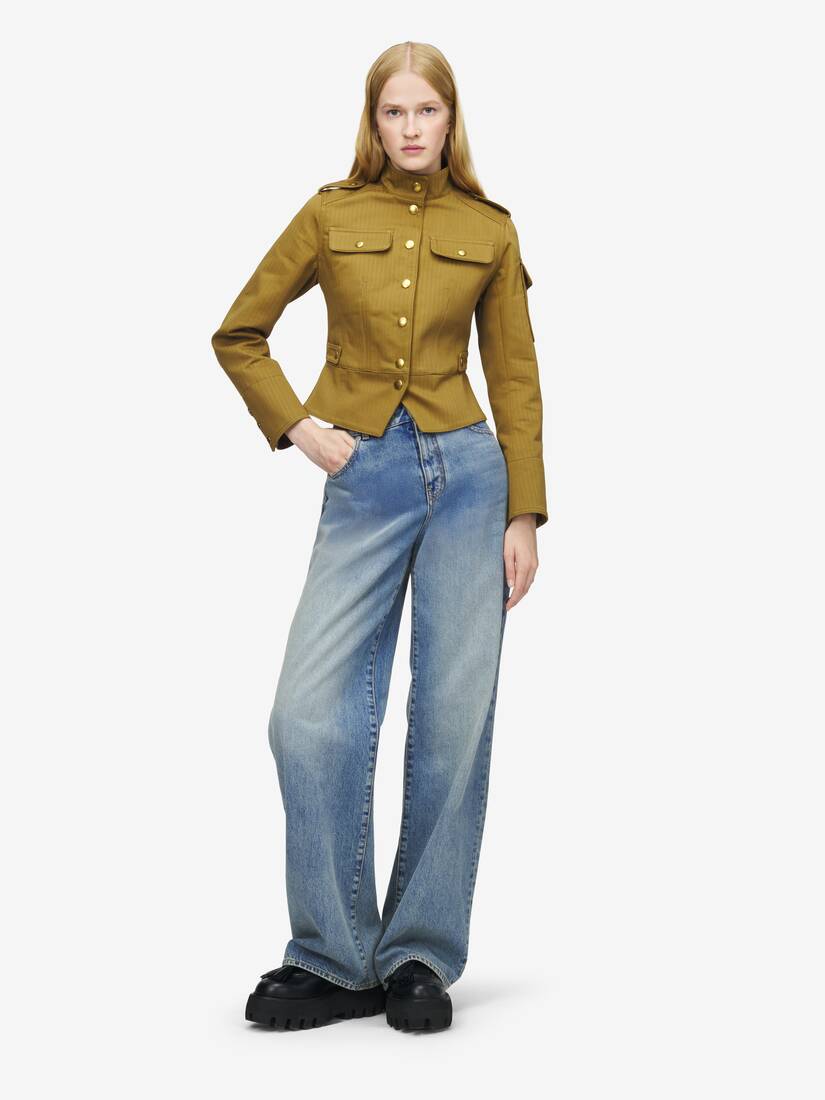 工裝荷葉邊外套 | Alexander McQueen - image 3