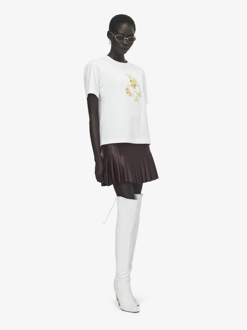 T-shirt Floral Skull | Alexander McQueen - image 3