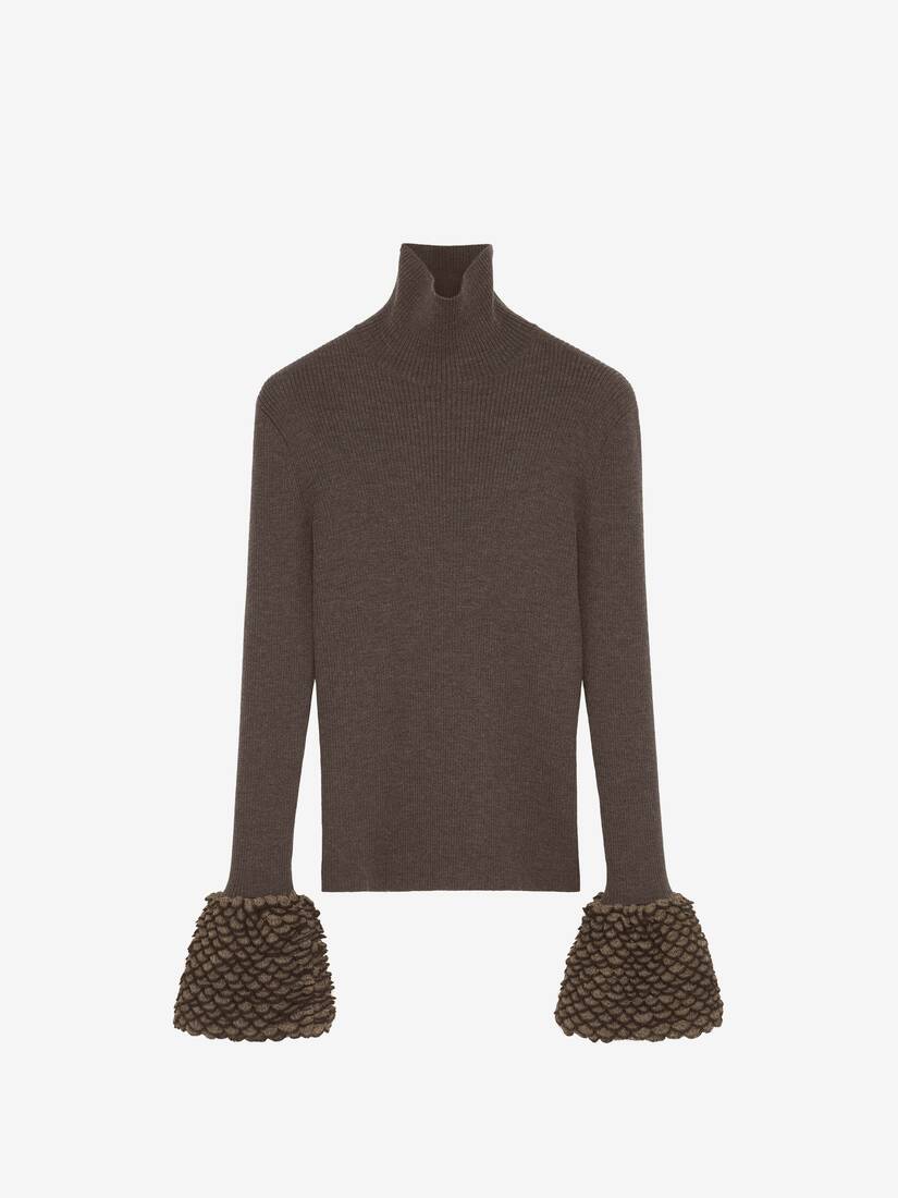 Knit Feathers Top | Alexander McQueen - image 1
