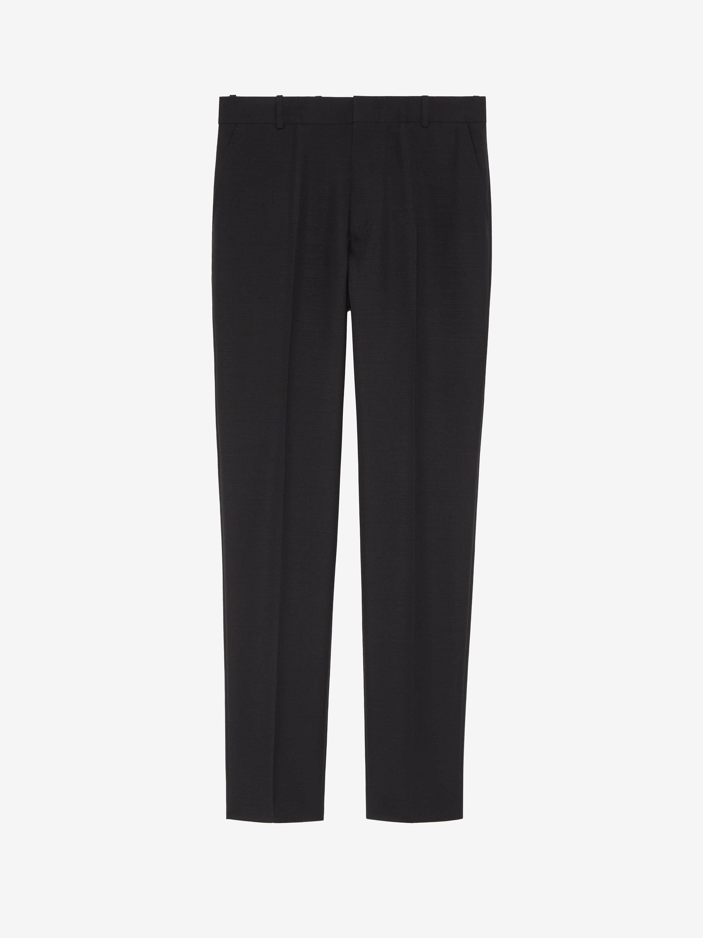 Hose McQueen Classic aus Mohairwolle mit Webkante für Herren in Noir in 75% Wolle, 25% Mohair | Alexander McQueen - image 1