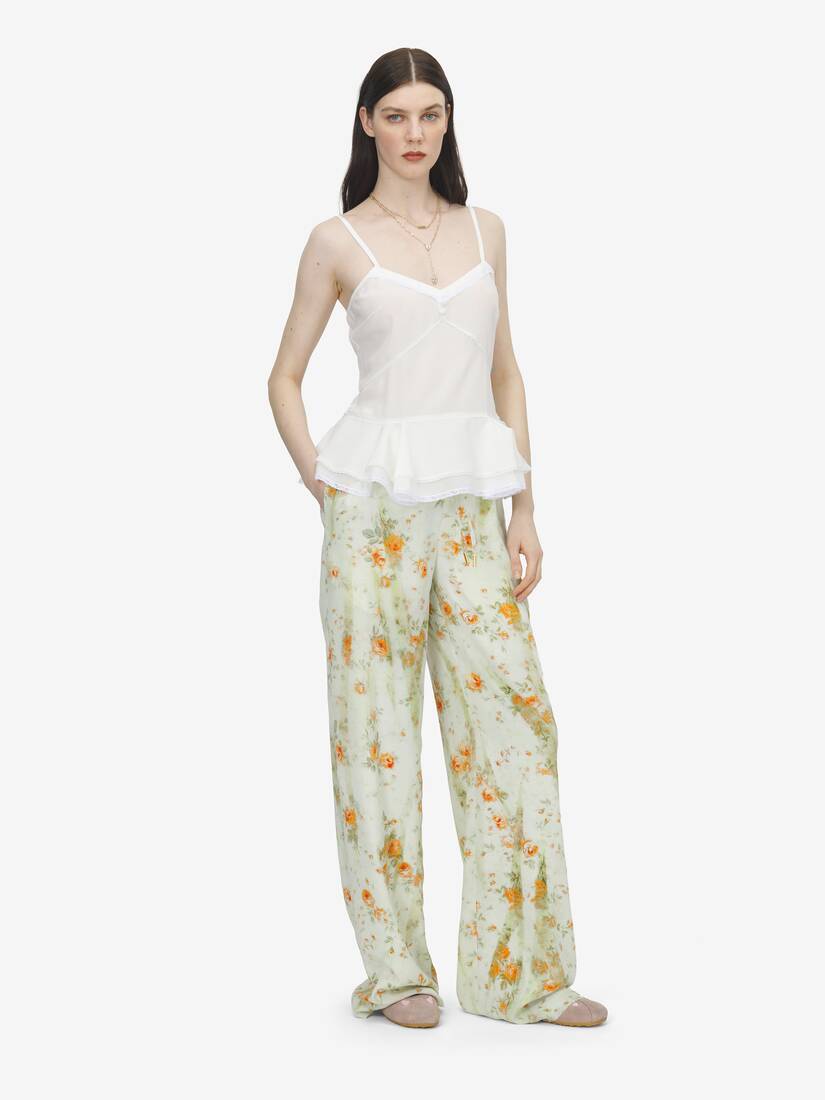 Pantaloni pyjama con motivo floreale | Alexander McQueen - image 2