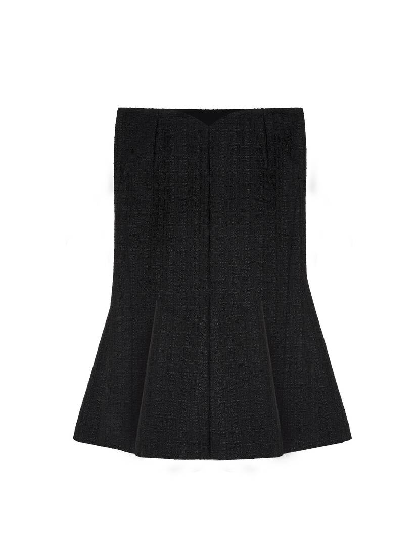Light Tweed Bumster Skirt | Alexander McQueen - image 5