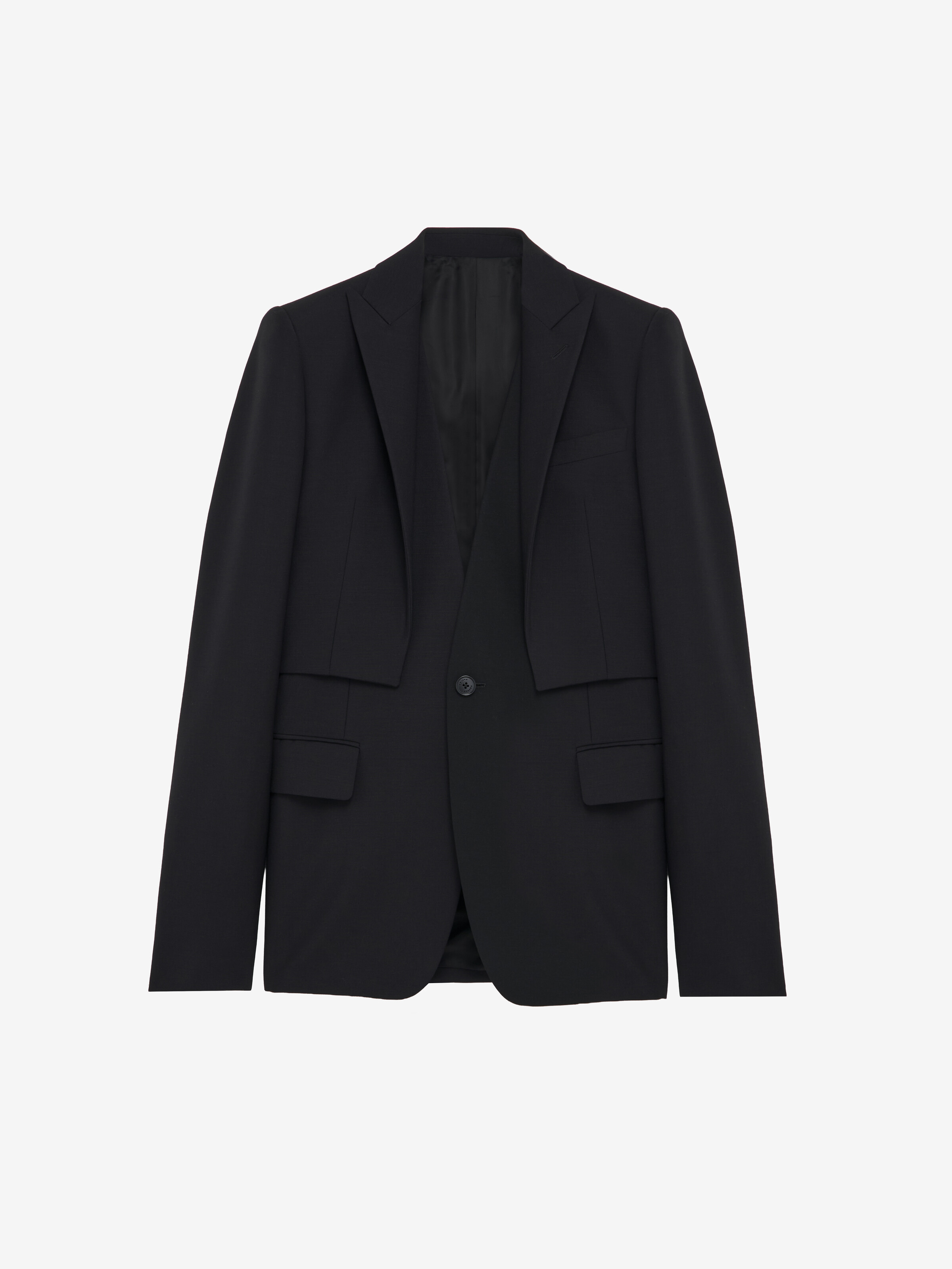 Trompe-l'œil Single-breasted Jacket