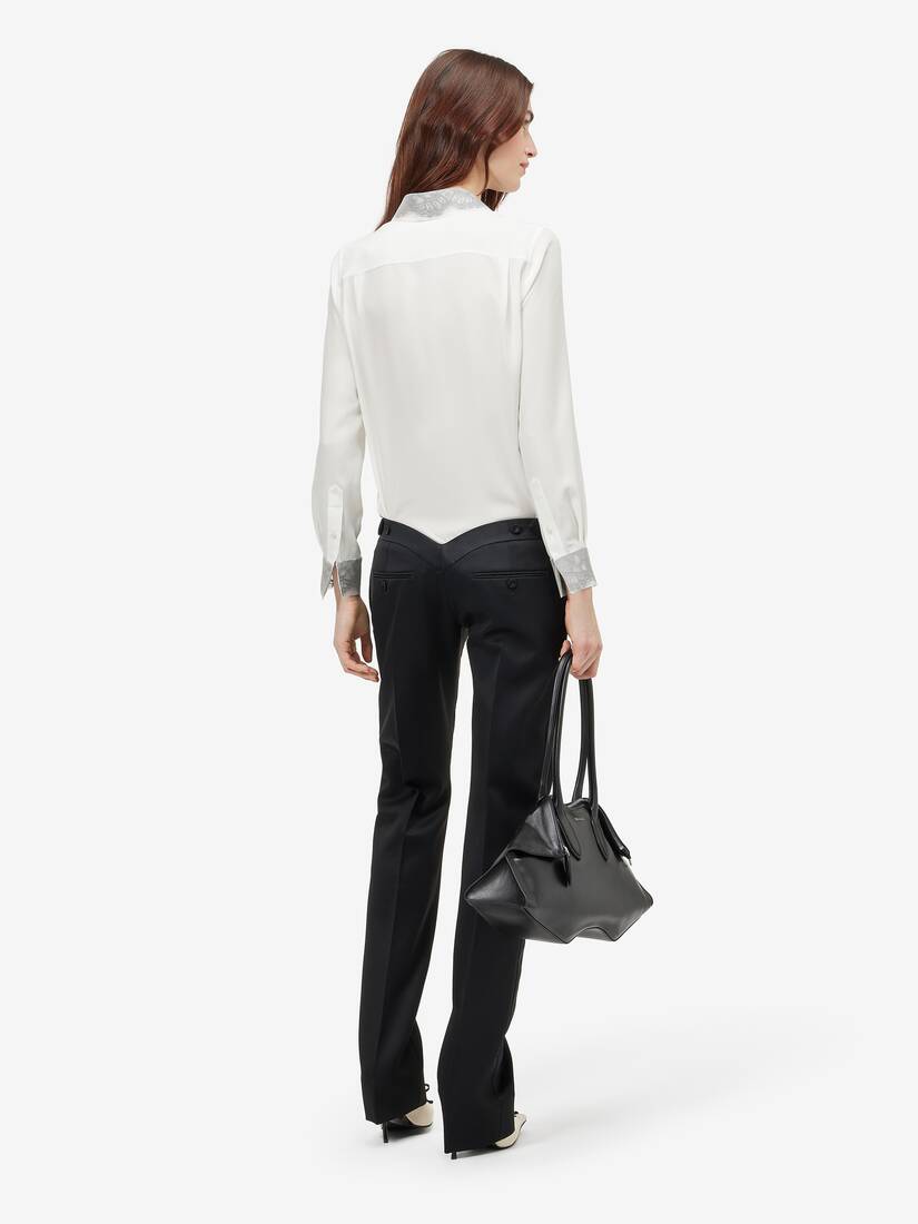 Floral Lace Detail Shirt | Alexander McQueen - image 4