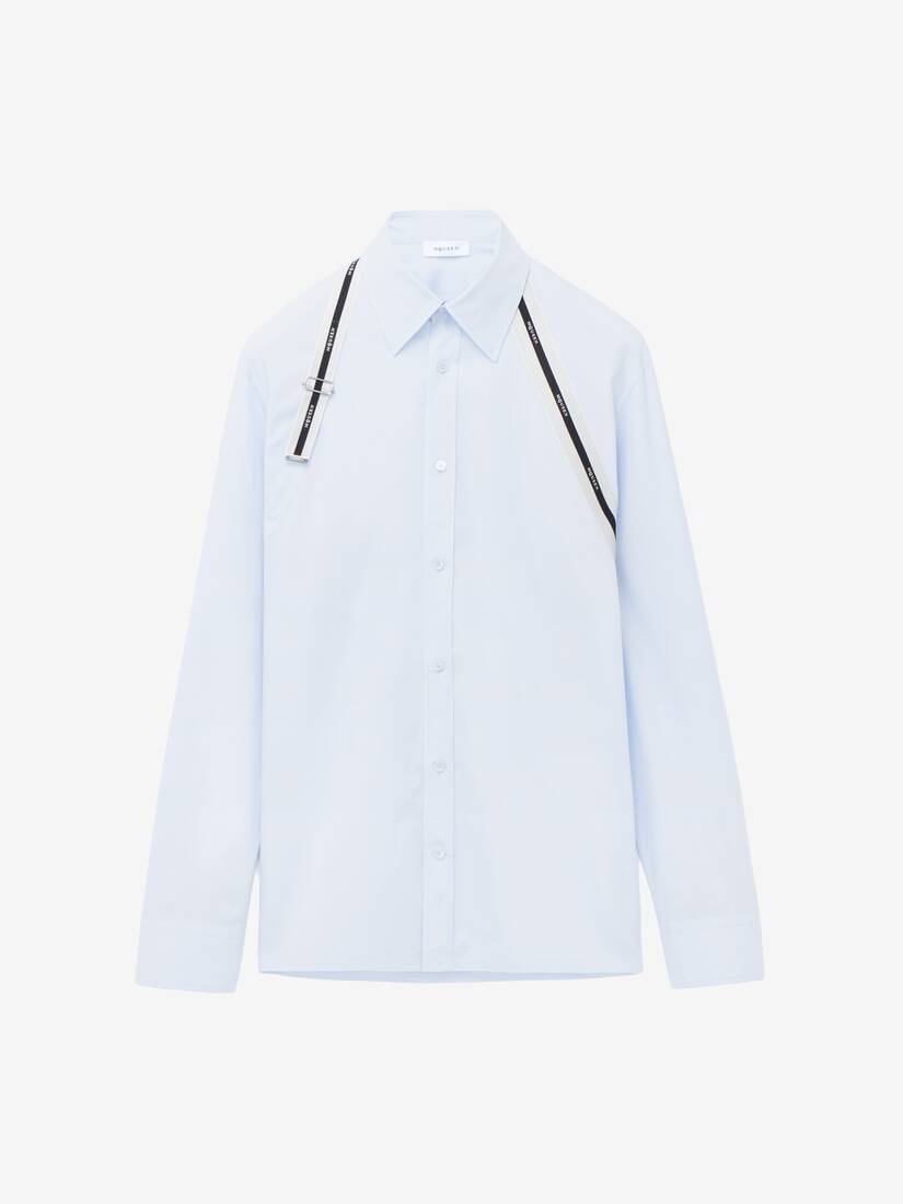 Chemise à harnais et logo McQueen | Alexander McQueen - image 1