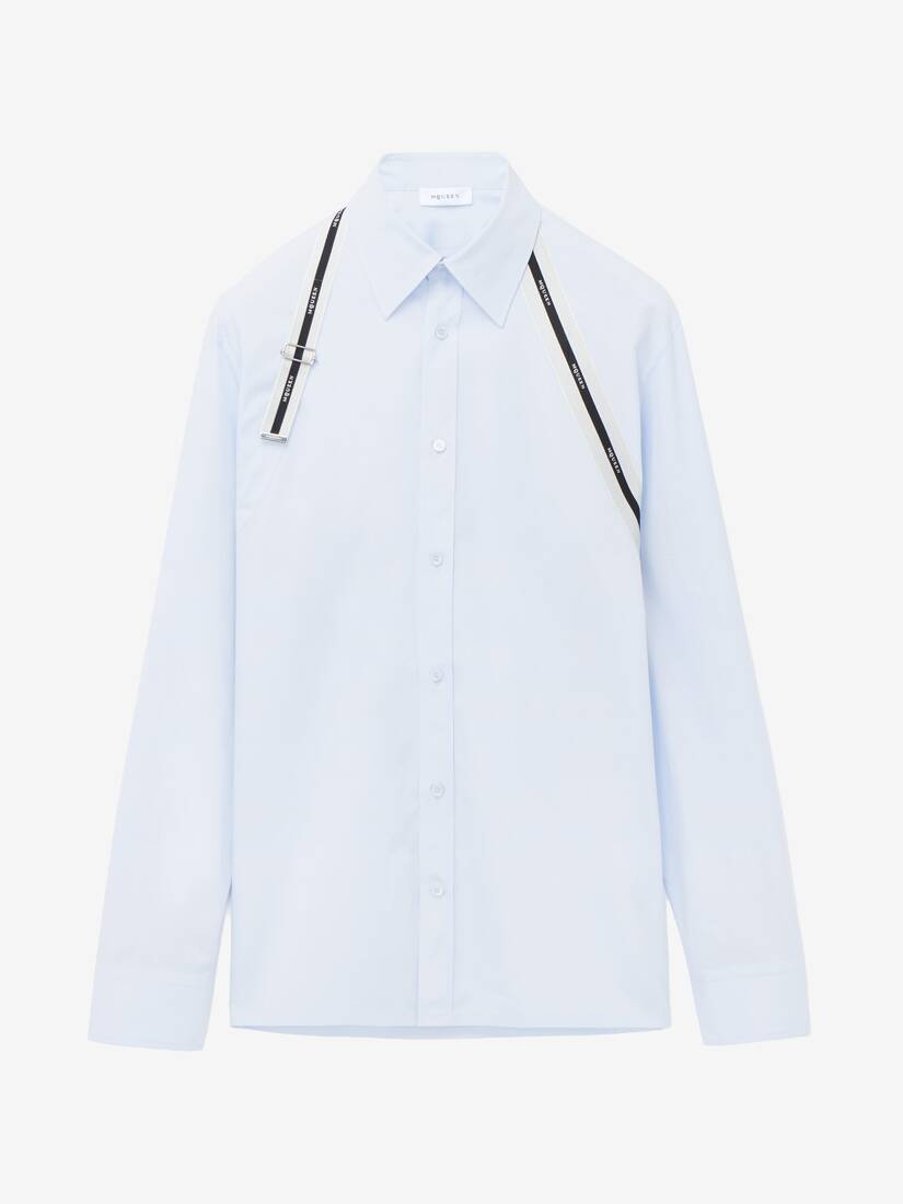 McQueen Logo Harness Shirt | Alexander McQueen - image 1