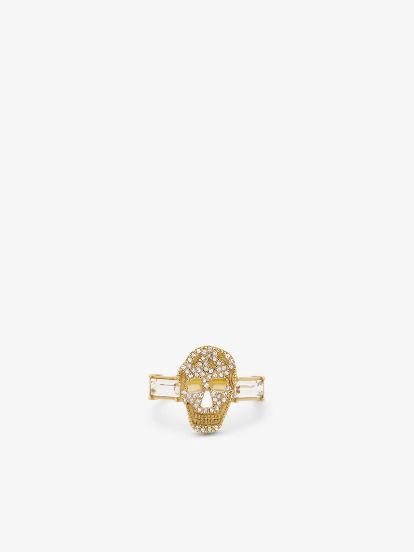 パヴェ スカル リング | Alexander McQueen - image 1