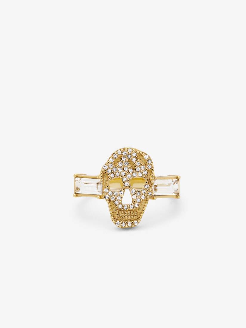 Pavé Skull Ring | Alexander McQueen - image 1