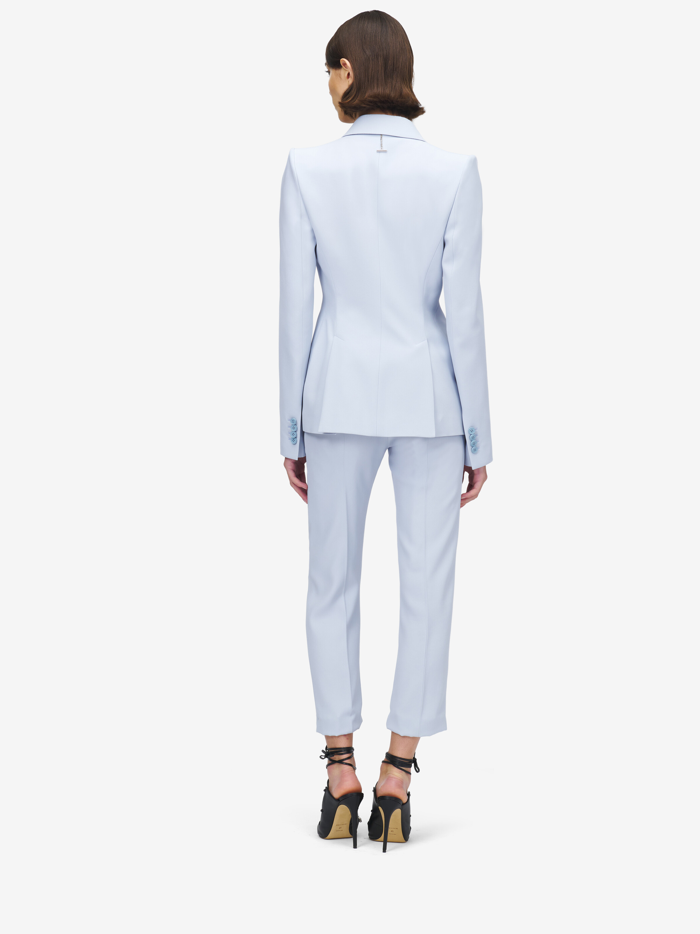 單排扣外套 in 52% 粘胶纤维, 48% 醋酸盐 | Alexander McQueen - image 4