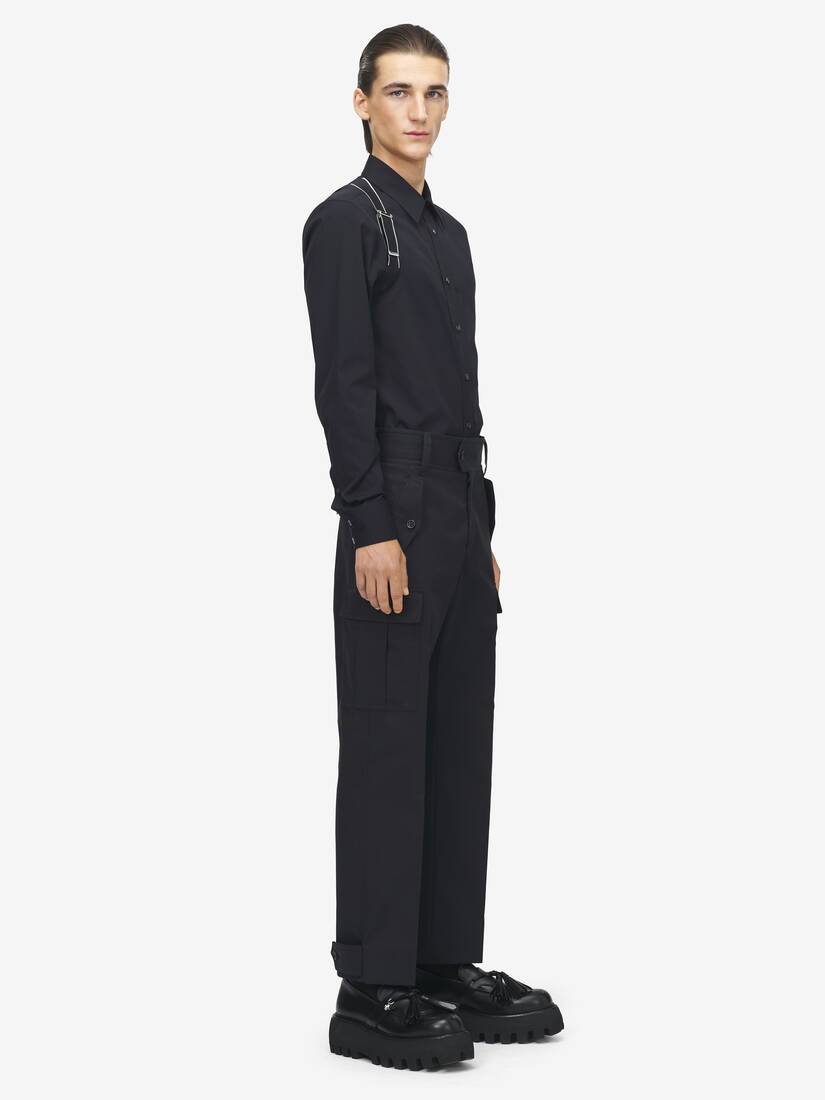 McQueen Logo Harness Shirt | Alexander McQueen - image 3