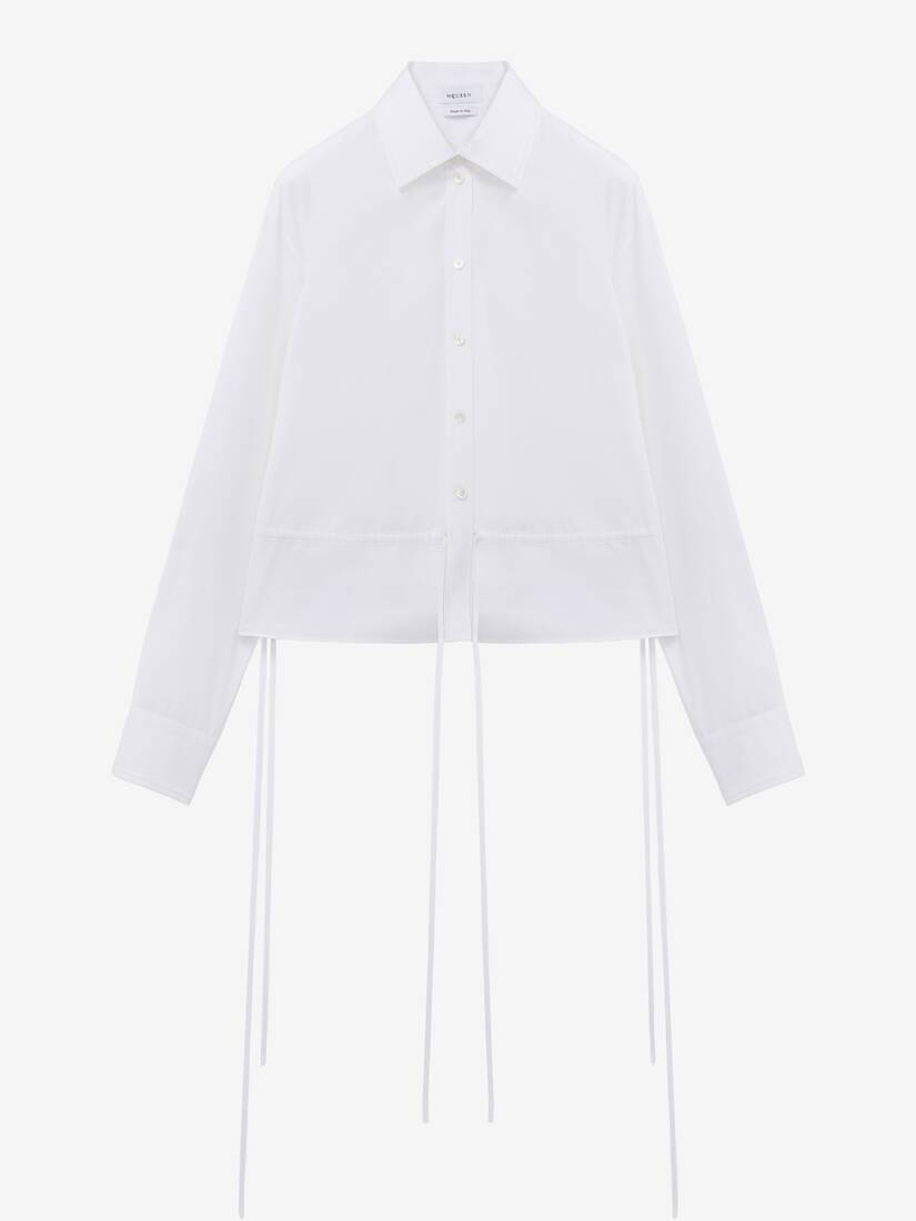 Hemd mit Kordelzug | Alexander McQueen - image 1