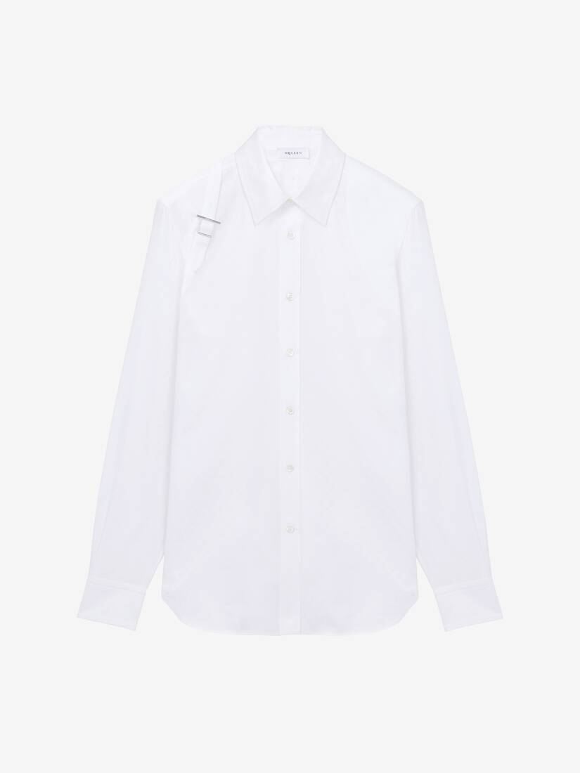스컬 자카드 하네스 셔츠 | Alexander McQueen - image 1