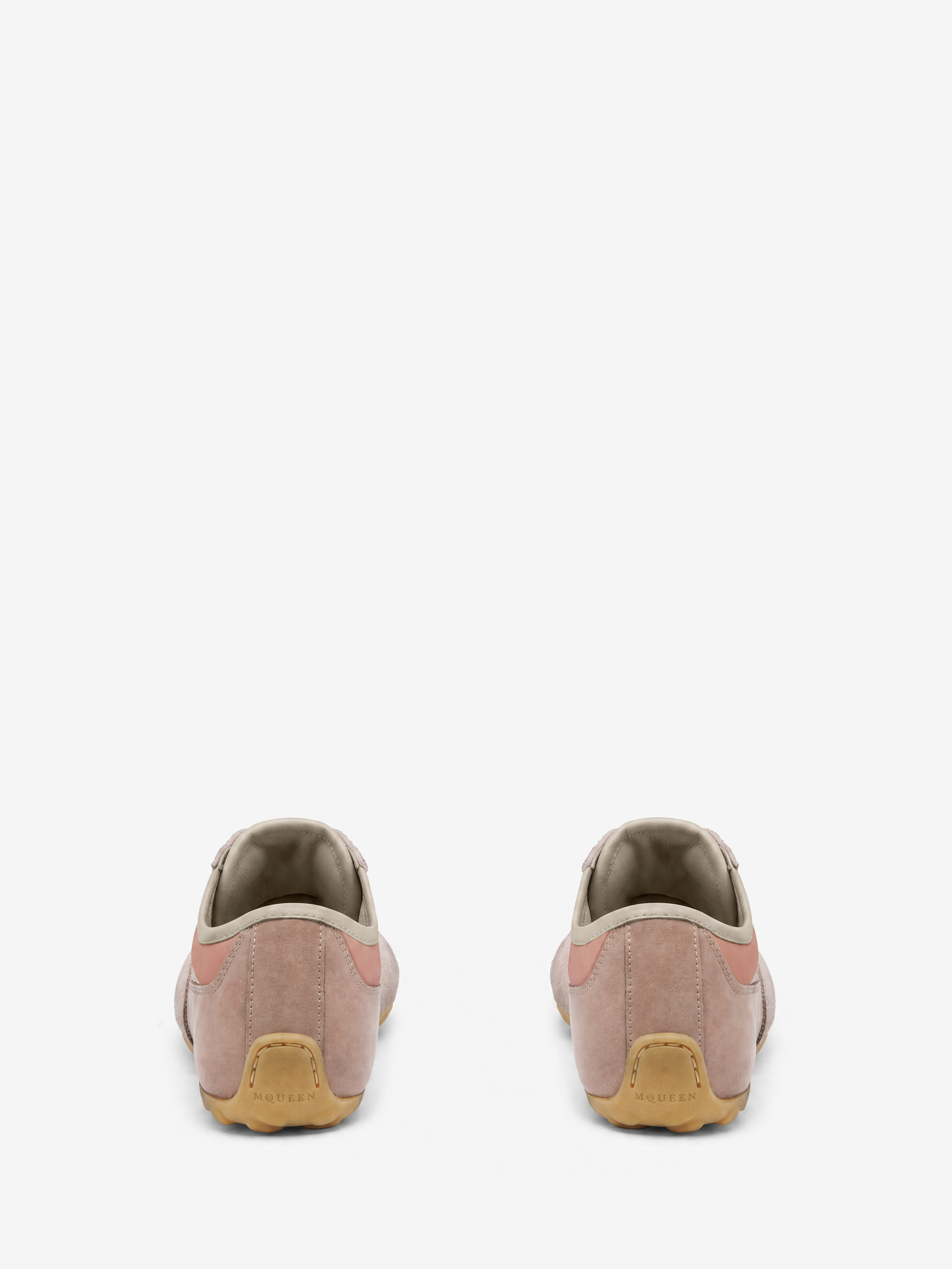 Women's Boxe Sneaker in Light Pink in Upper: Calf Leather. 100% Polyester. 94% Polyester, 6% Polyurethane. | Alexander McQueen - image 3