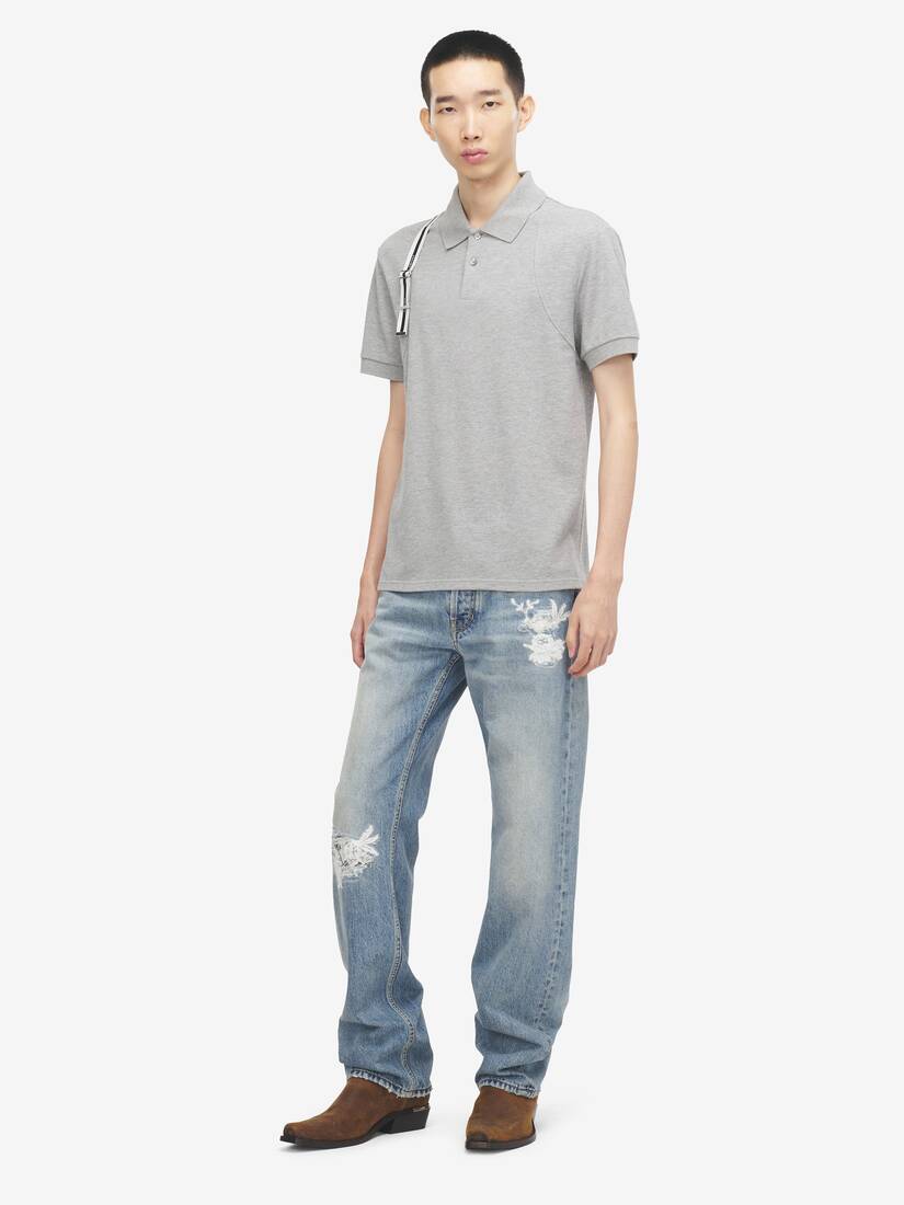 ロゴ ハーネス ポロシャツ | Alexander McQueen - image 2