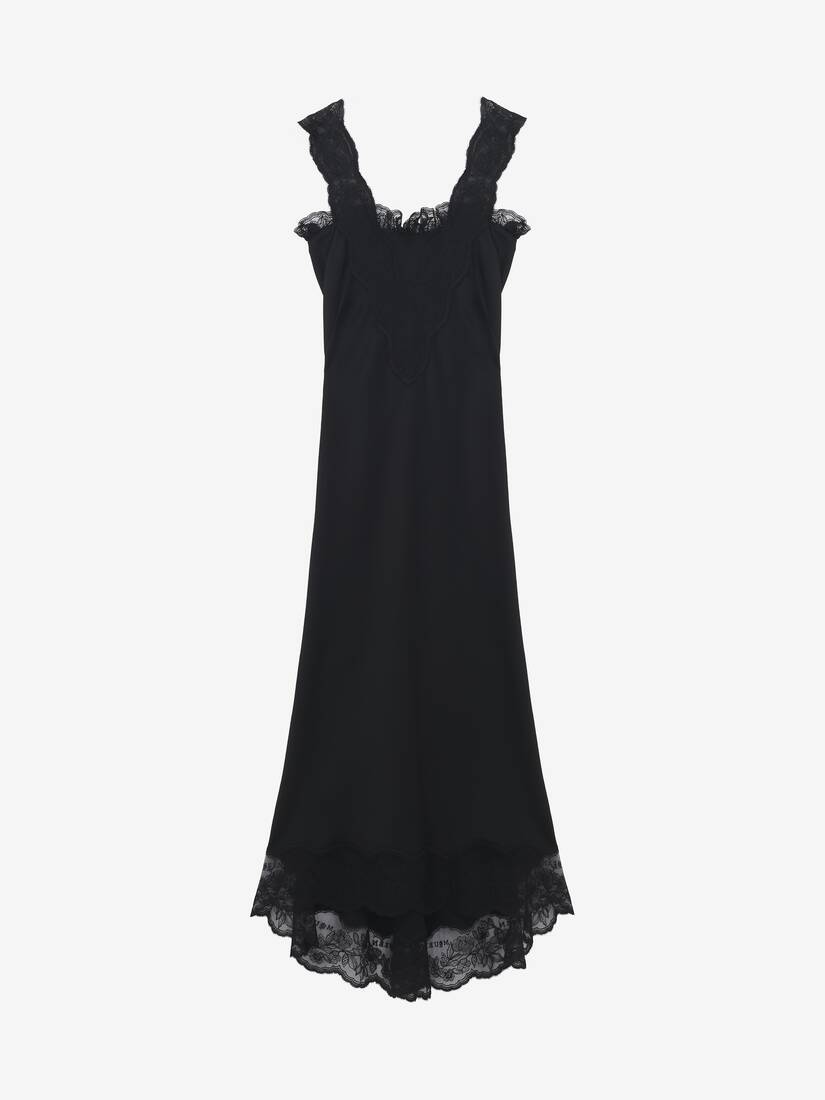 Midikleid mit Spitzeneinsatz | Alexander McQueen - image 1