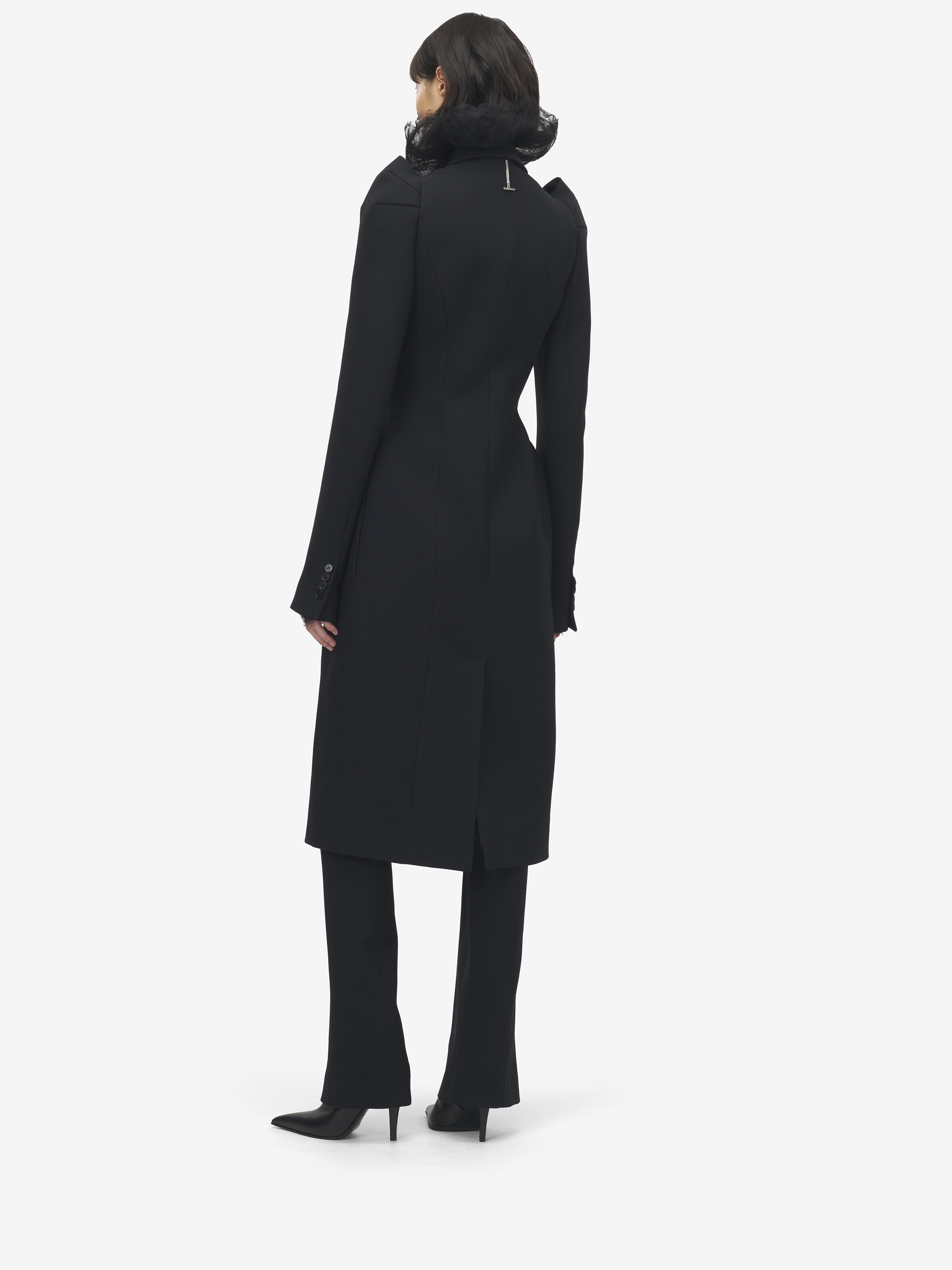 Pinched Shoulder Coat