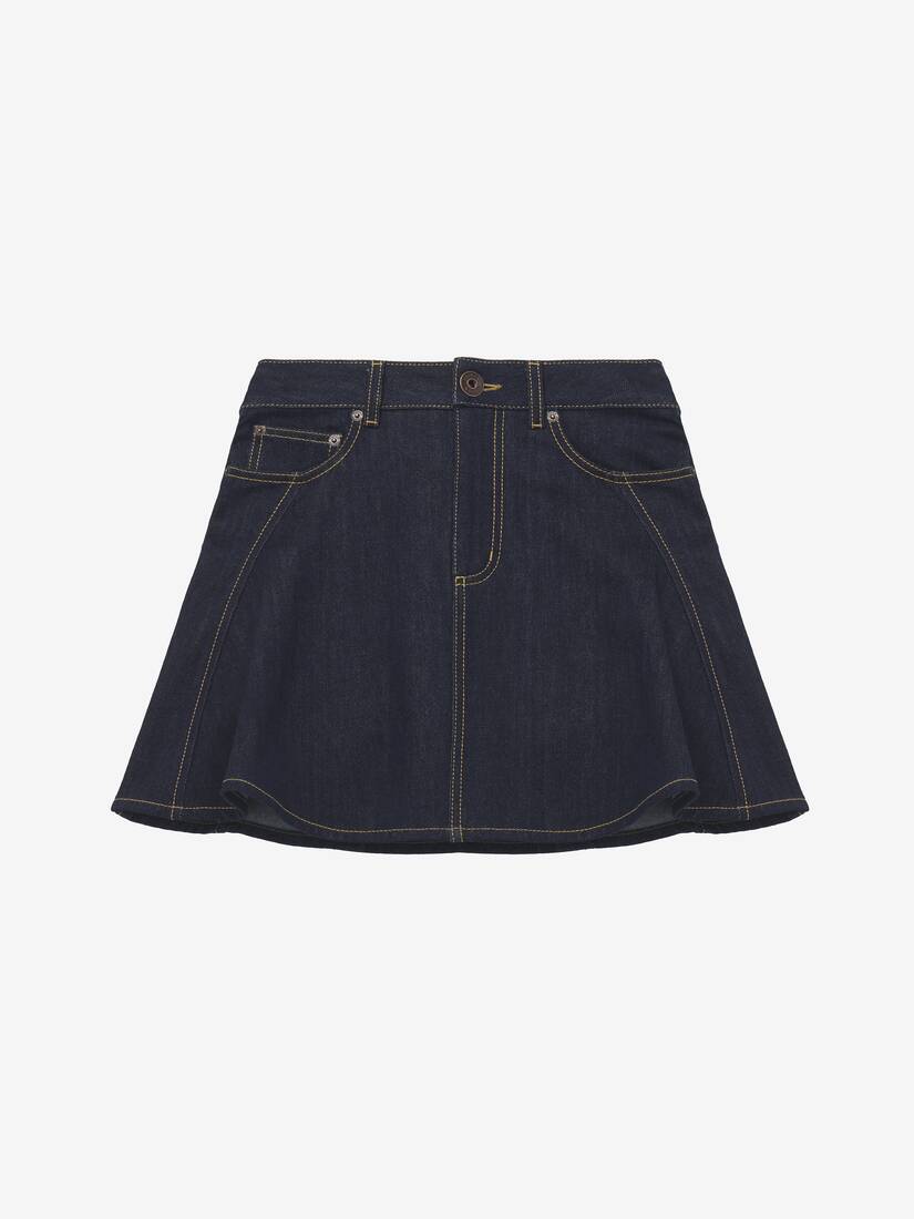 Denim Mini Skirt