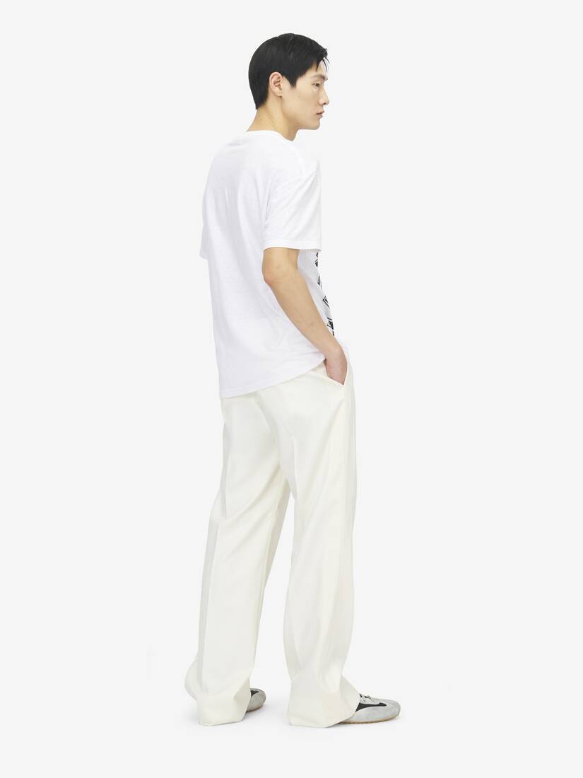 Sketch Logo Print T-shirt | Alexander McQueen - image 4