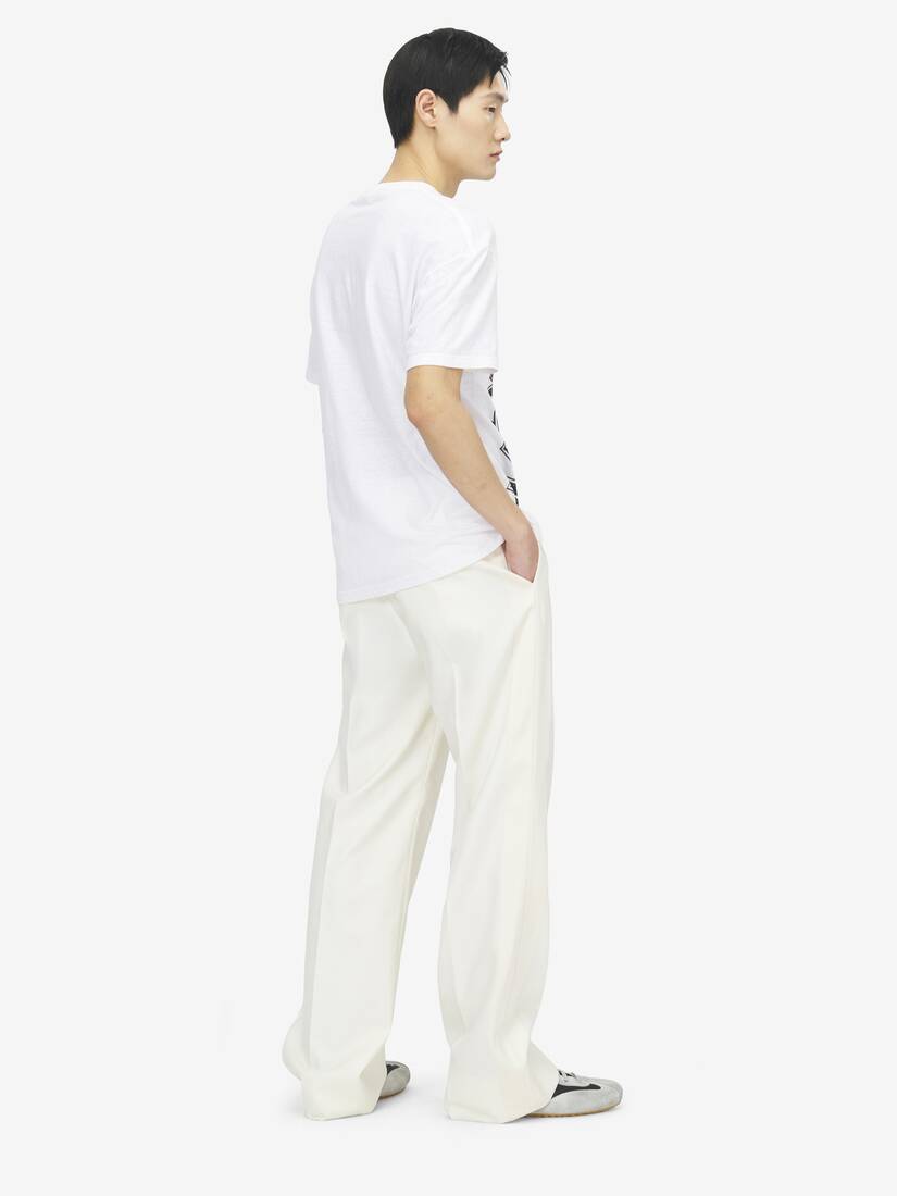Sketch Logo Print T-shirt | Alexander McQueen - image 4