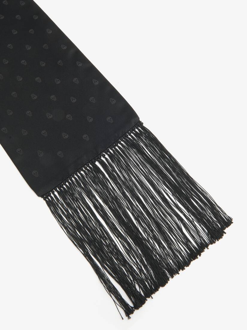 Skull Jacquard Scarf