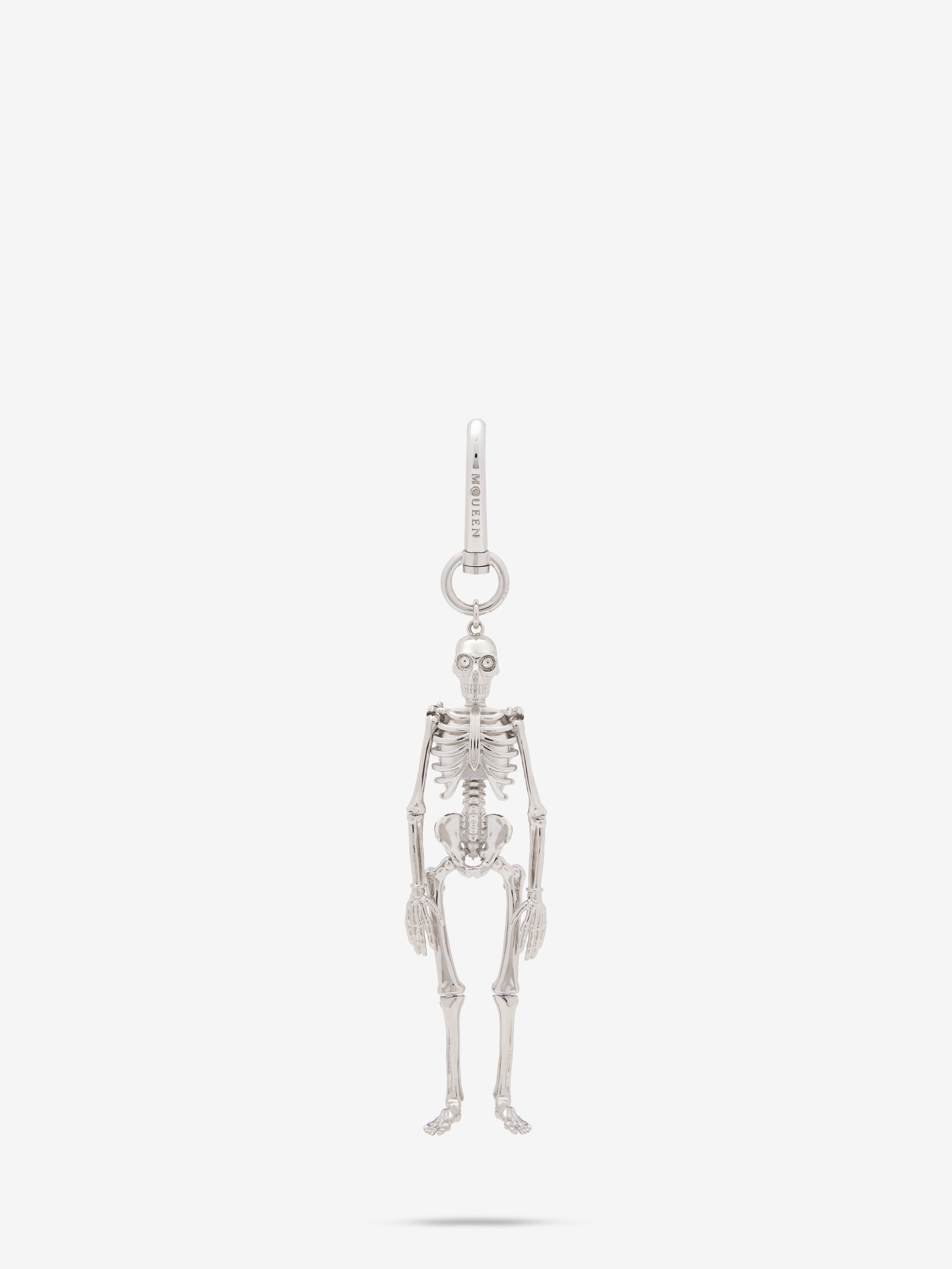 Charm Dancing Skeleton pour Homme en Finition argent in Laiton | Alexander McQueen - image 1