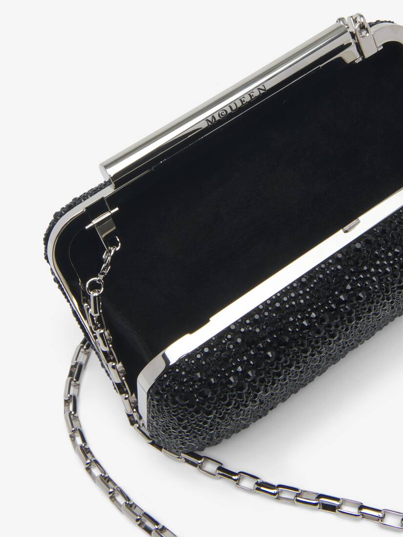 Crystal T-Bar Box Clutch | Alexander McQueen - image 4