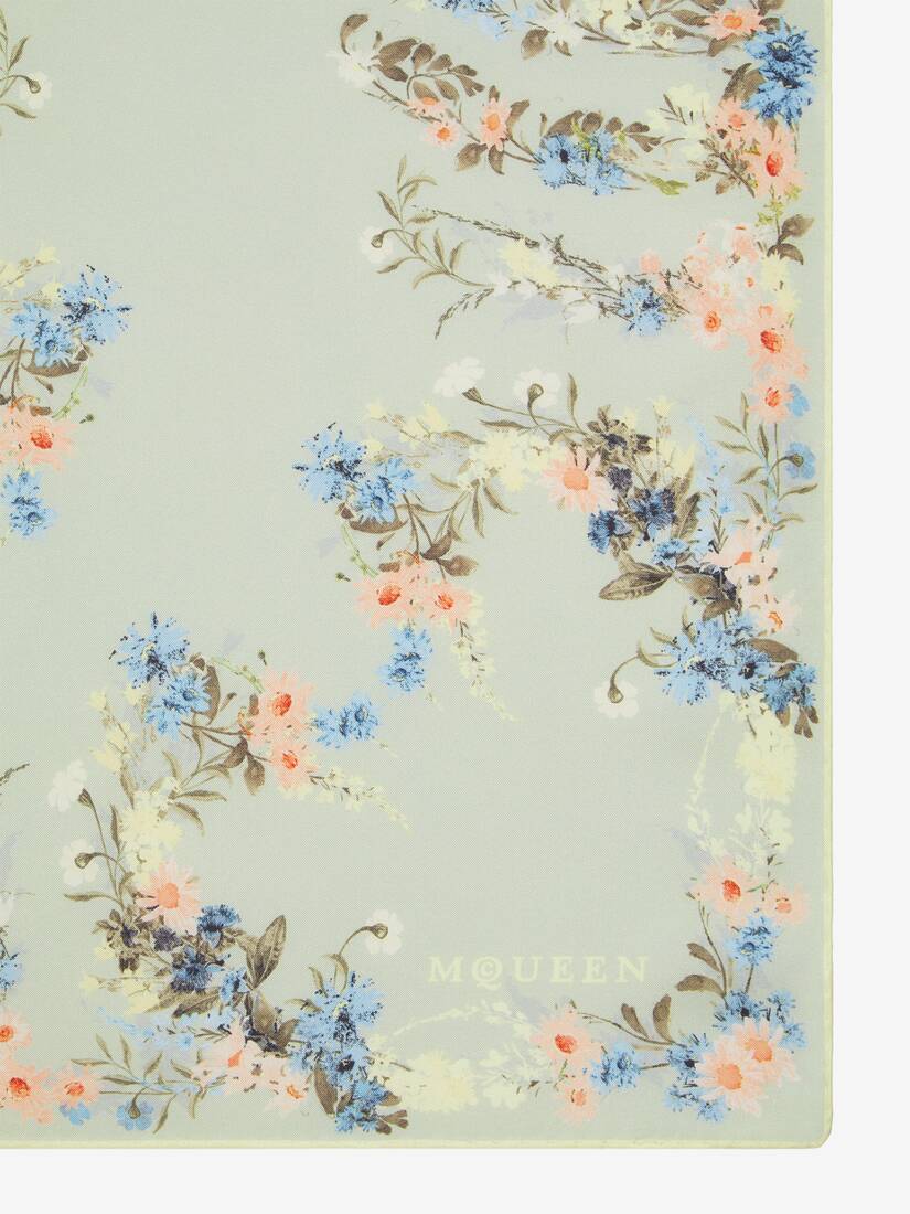 Wallpaper Floral Ribcage Scarf | Alexander McQueen - image 2