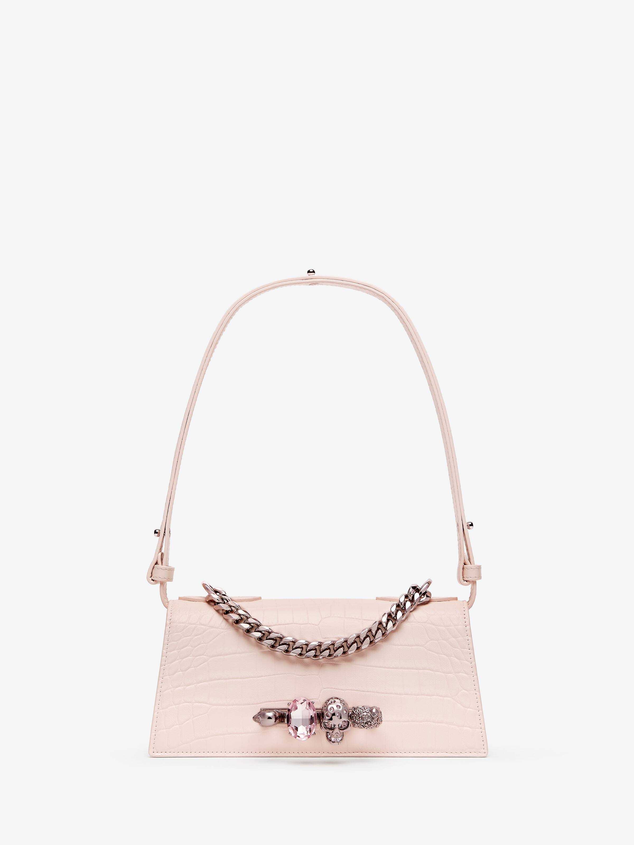 Women's Jewelled Mini in Pink in Calf Leather | Alexander McQueen - image 1