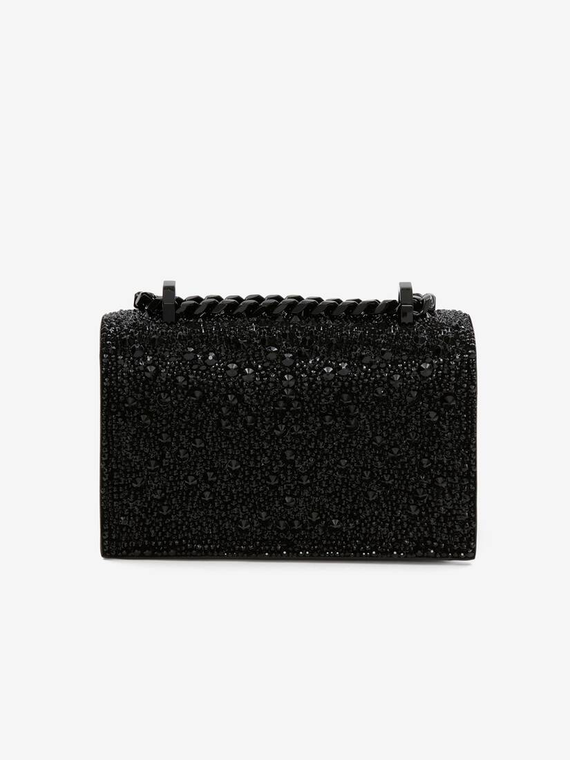 Borsa Jewelled Satchel Mini con cristalli | Alexander McQueen - image 3
