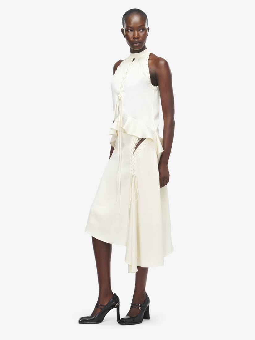 Lace-Up Halter Top | Alexander McQueen - image 3
