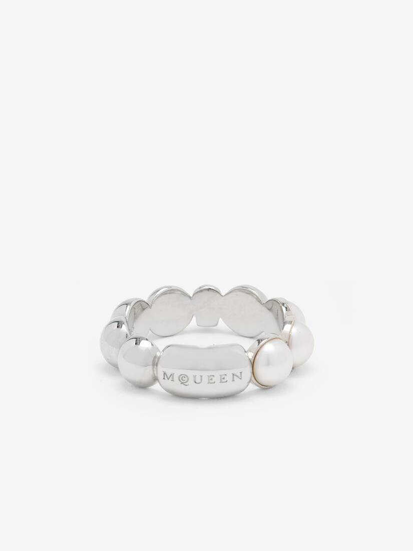 Skull & Pearl Ring | Alexander McQueen - image 3
