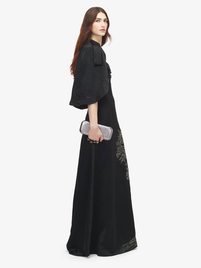Crushed Satin Cape | Alexander McQueen - image 3